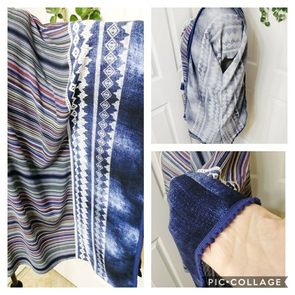 Avenue Poncho Top Size 14 - Picture 6 of 7